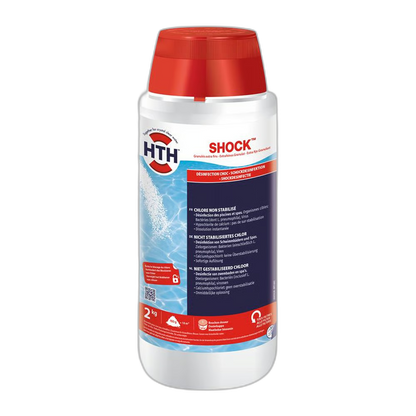 HTH Chlor 2 KG Dose, unstabilisert - anorganisch, frei von Isocyanursäuren (Stabilisatoren)