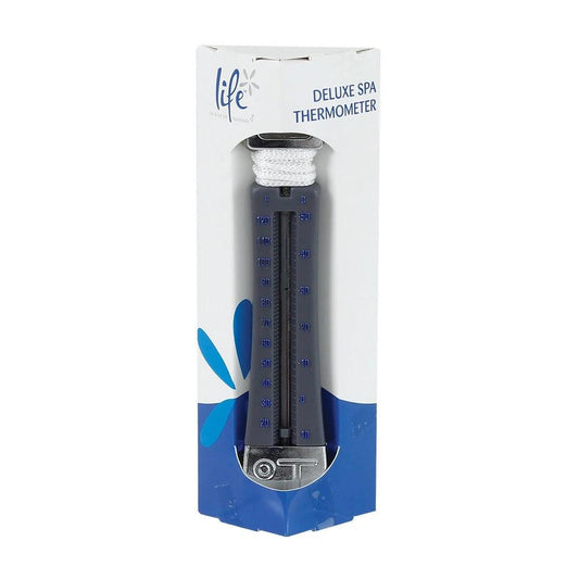 DELUXE CHROME THERMOMETER